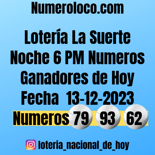 Loter a La Suerte Dominicana Noche 6pm Page 2 Numeroloco